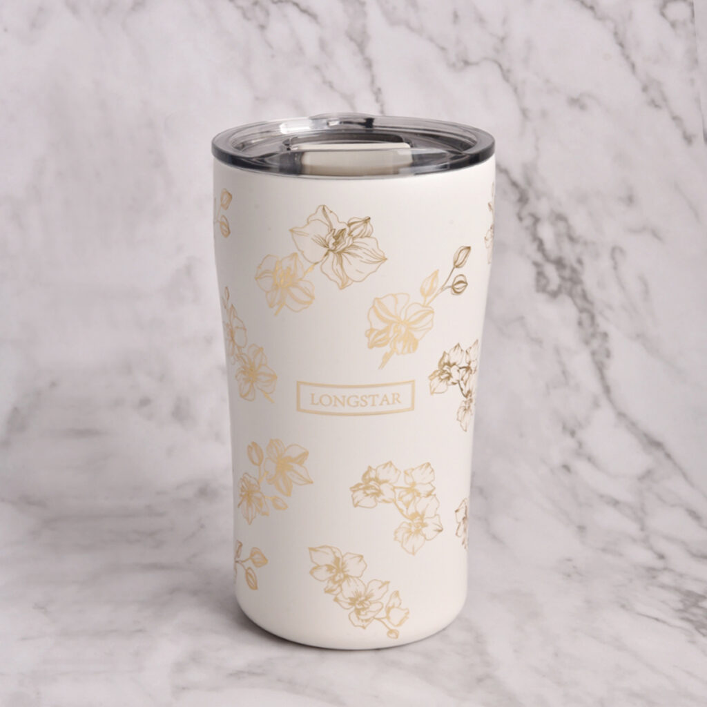 UVホログラム付真空ステンレス製タンブラー #CK-DC500